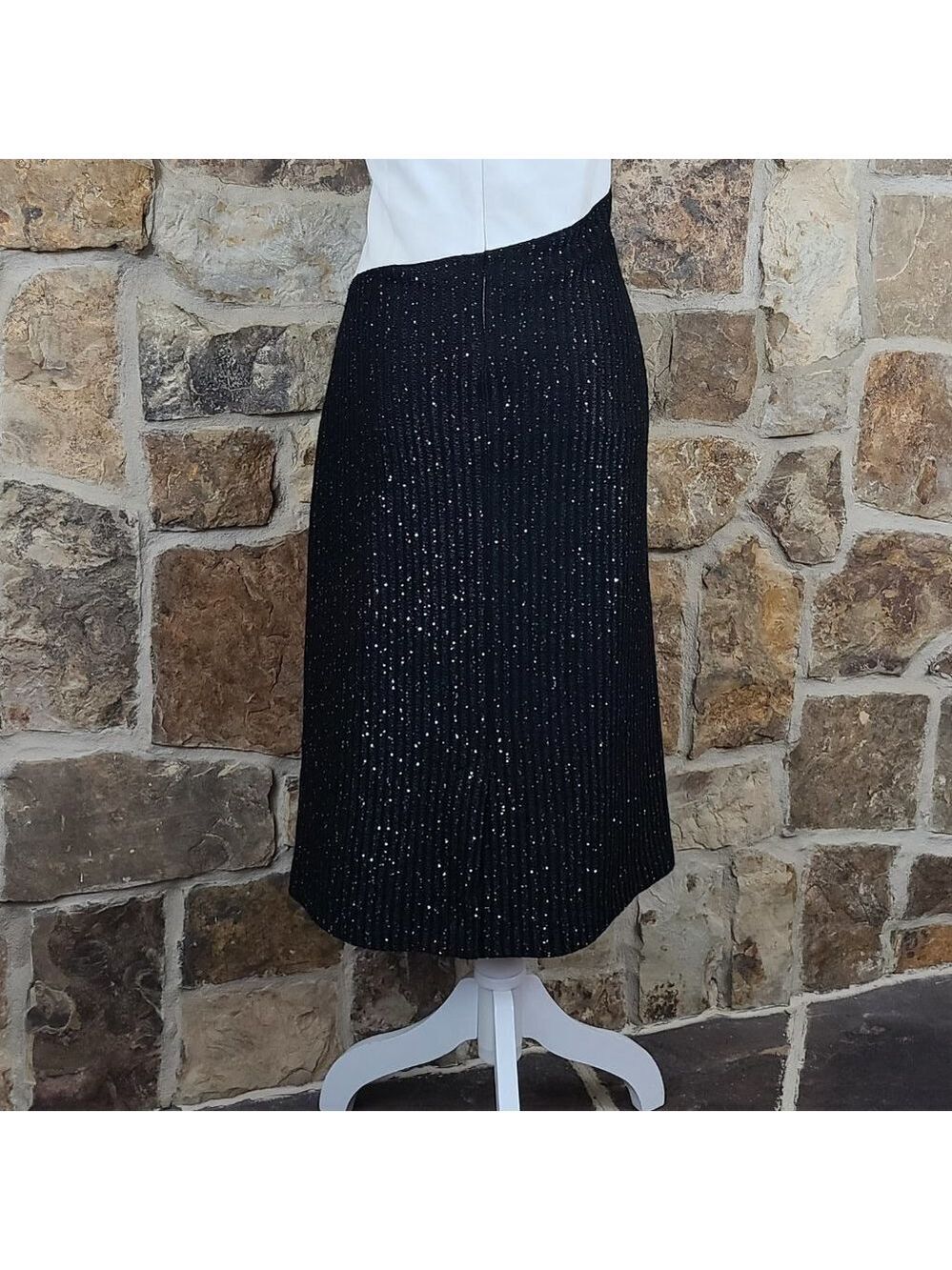 NWT St John 12 Colorblock Tuxedo Cocktail Dress - Picture 7 of 12